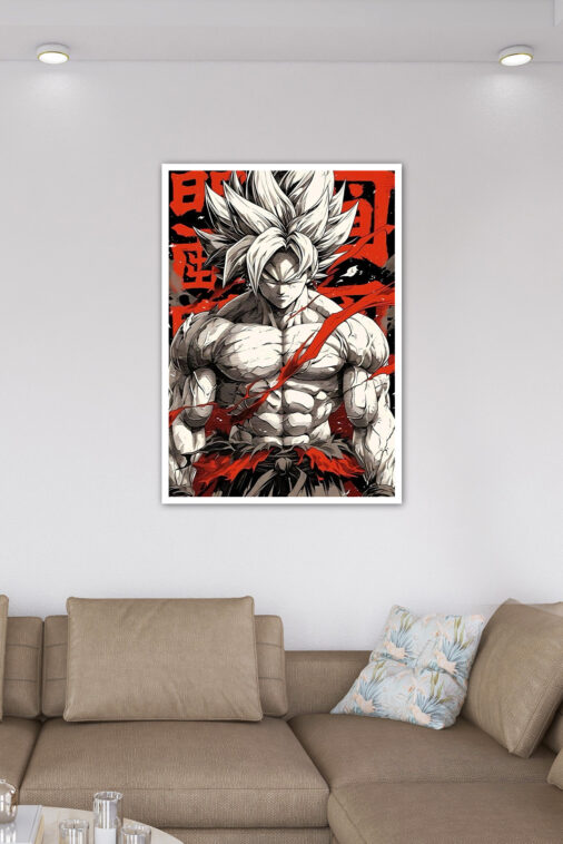 Son Goku Chalk Art Poster Dragon Ball Z - Image 6