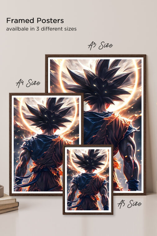 Son Goku Dark Shadow Power Poster Dragon Ball Z - Image 5