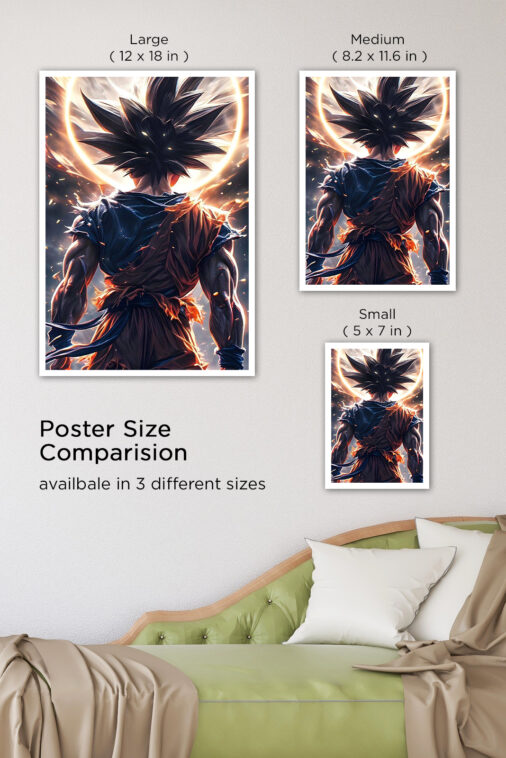 Son Goku Dark Shadow Power Poster Dragon Ball Z - Image 7