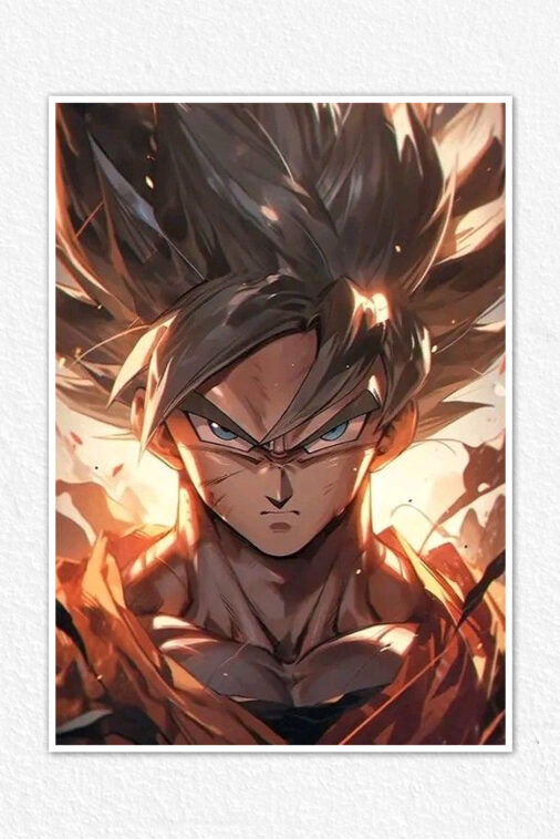 Son Goku India Power Poster Dragon Ball Z