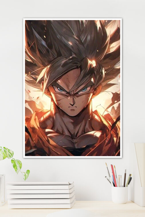 Son Goku India Power Poster Dragon Ball Z - Image 2