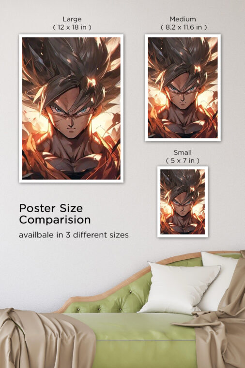 Son Goku India Power Poster Dragon Ball Z - Image 7