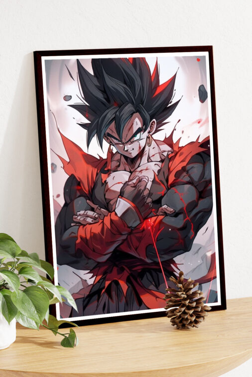 Son Goku Red Armour Poster Dragon Ball Z - Image 4