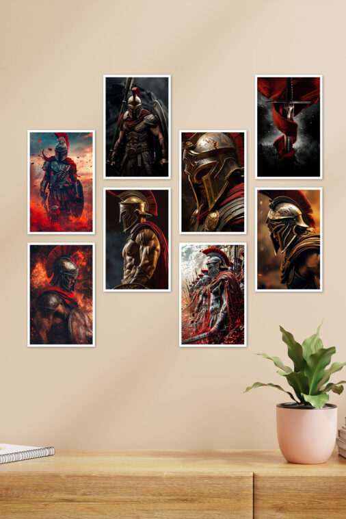 Spartan Warriors Unique Wall Decor Posters - Image 4