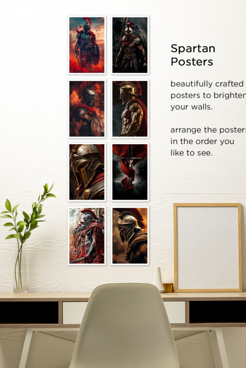 Spartan Warriors Unique Wall Decor Posters - Image 5