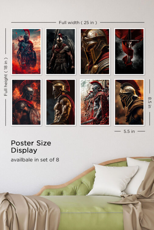 Spartan Warriors Unique Wall Decor Posters - Image 6