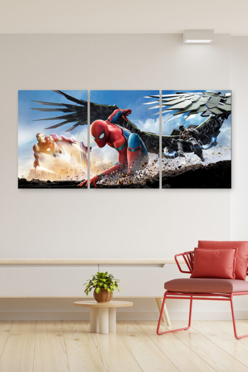 Spider Man Homecoming Iron Man Ultrawide Poster - Image 2