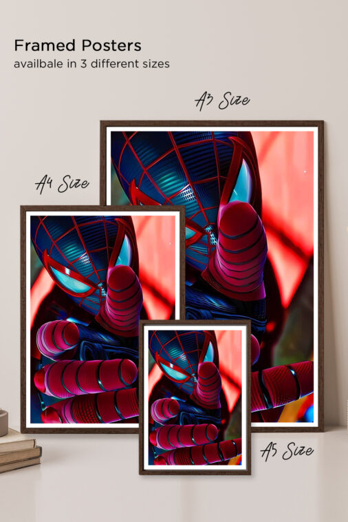 Spider Man Miles Morales Suit Close Up Poster Marvel Collection - Image 6