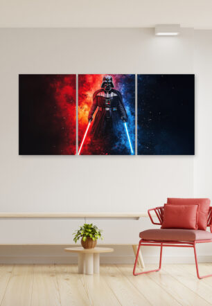 Star Wars Darth Vader Dual Lightsabers Ultrawide Poster - Image 2