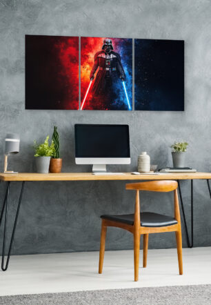 Star Wars Darth Vader Dual Lightsabers Ultrawide Poster - Image 4