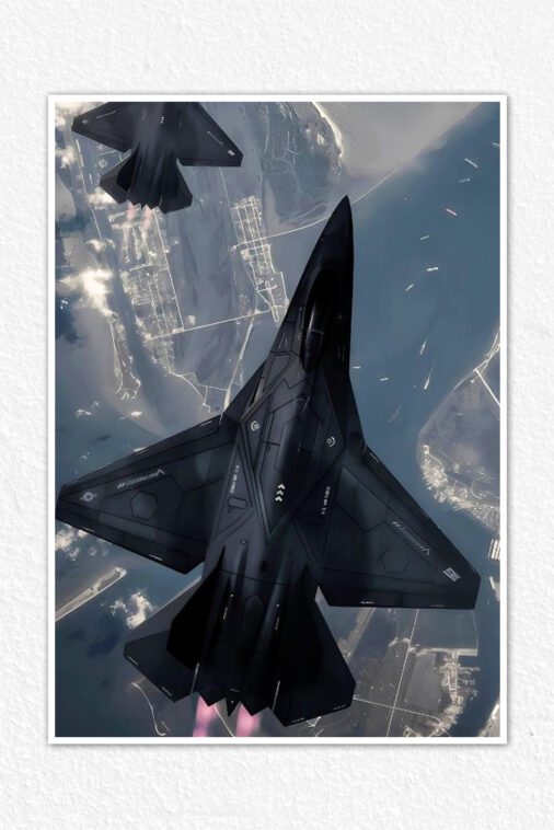 Stealth Fighter War Front Jetplane Warcraft Poster Collection