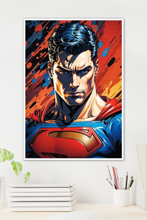 Superman Flight Cityscape Poster DC Superheroes - Image 2