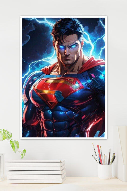Superman Ice Thunder Poster DC Superheroes - Image 2