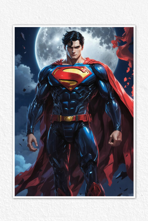 Superman Moonlight Poster DC Superheroes