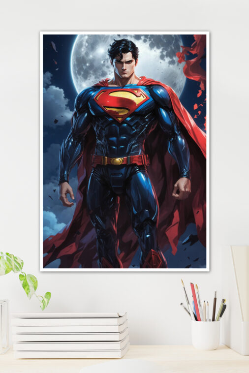 Superman Moonlight Poster DC Superheroes - Image 2