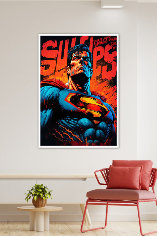 Superman Portrait Close Up Poster DC Superheroes - Image 3