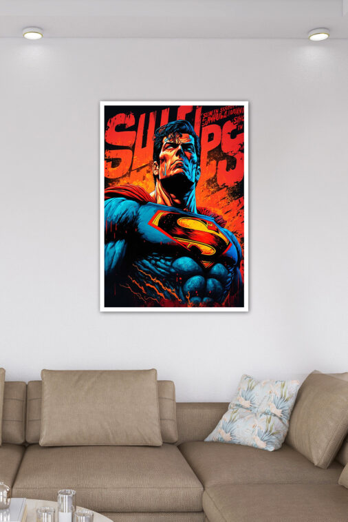 Superman Portrait Close Up Poster DC Superheroes - Image 6