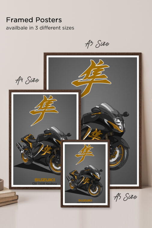 Suzuki GSX 1300R Poster Bikes Collection - Image 5