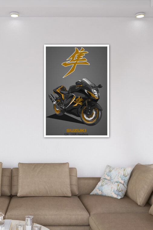 Suzuki GSX 1300R Poster Bikes Collection - Image 6