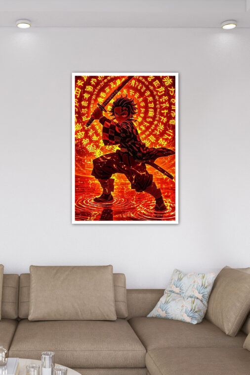 Tanjiro Sun Breathing Poster Demon Slayer - Image 7