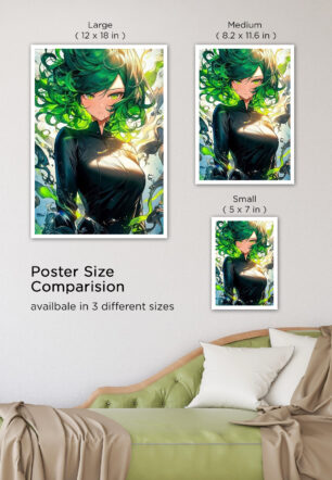 Tatsumaki One Punch Man Anime Poster - Image 7