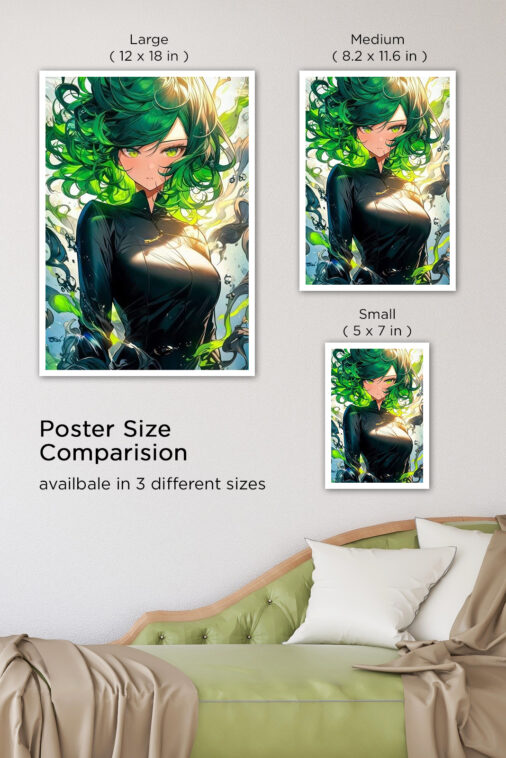 Tatsumaki One Punch Man Anime Poster - Image 7