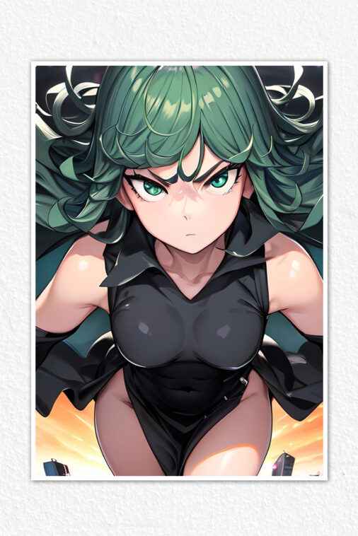 Tatsumaki One Punch Man Psychic Powers Anime Poster