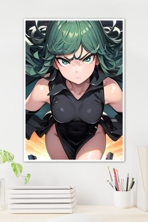 Tatsumaki One Punch Man Psychic Powers Anime Poster - Image 2