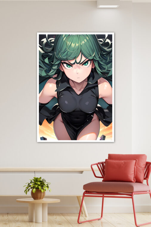 Tatsumaki One Punch Man Psychic Powers Anime Poster - Image 3