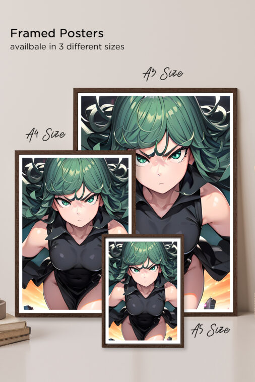 Tatsumaki One Punch Man Psychic Powers Anime Poster - Image 5