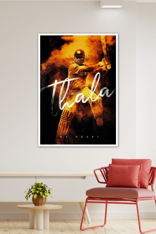 Thala Superstar Ms Dhoni Cricket Sports Poster Collection - Image 4
