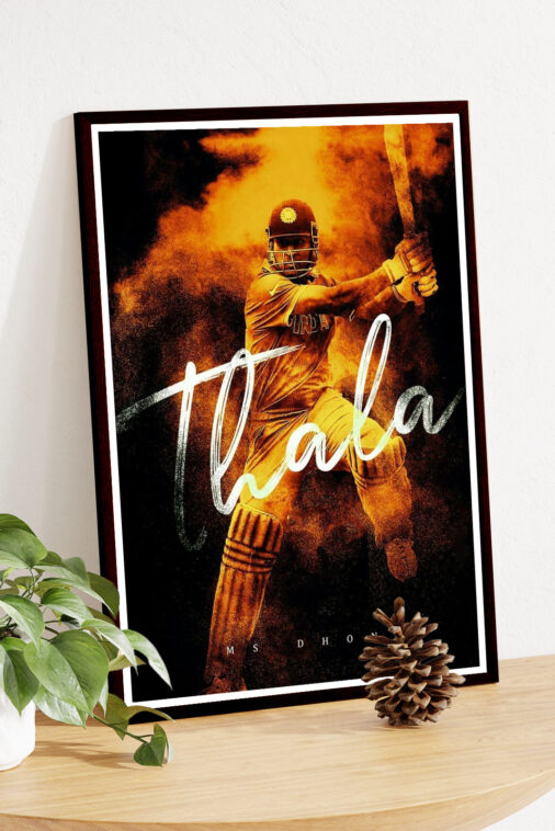 Thala Superstar Ms Dhoni Cricket Sports Poster Collection - Image 5