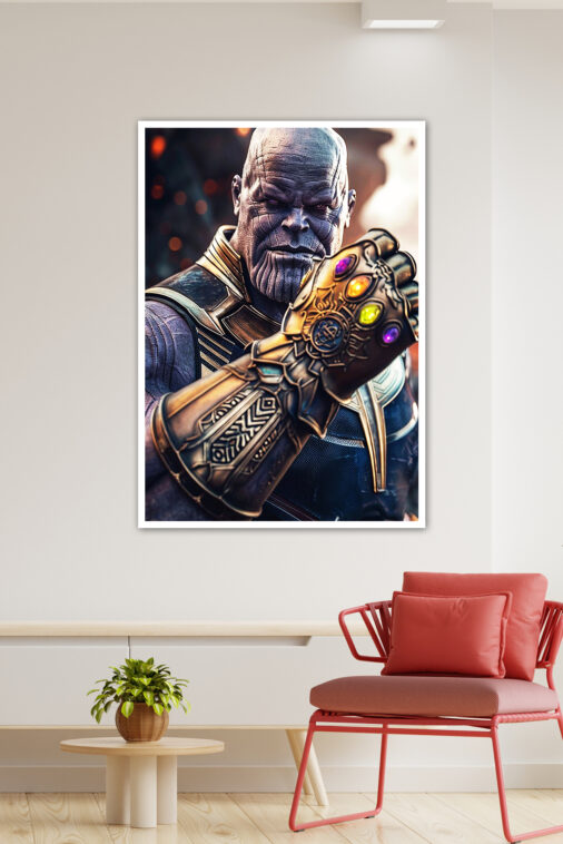 Thanos Mcu Infinity Gauntlet Power Movie Poster Marvel Collection - Image 4