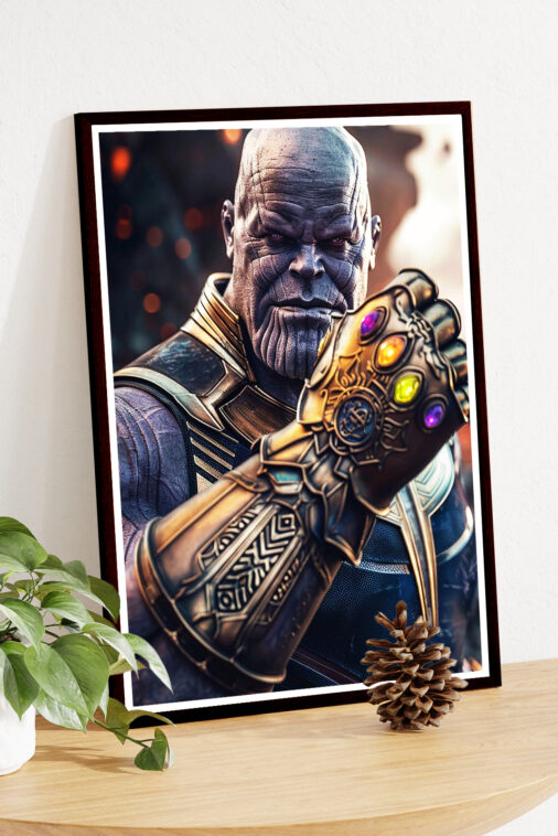 Thanos Mcu Infinity Gauntlet Power Movie Poster Marvel Collection - Image 5