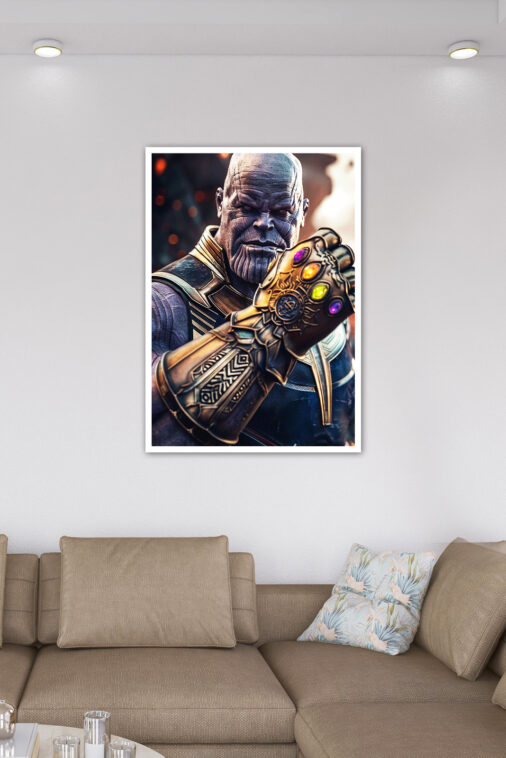 Thanos Mcu Infinity Gauntlet Power Movie Poster Marvel Collection - Image 7
