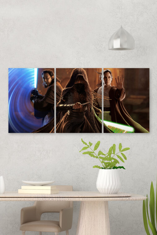 The Acolyte Star Wars Lightsaber Fight Ultrawide Poster