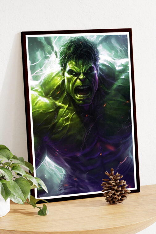 The Incredible Hulk City Destruction Poster Marvel Collection - Image 5