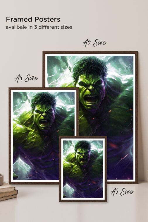 The Incredible Hulk City Destruction Poster Marvel Collection - Image 6
