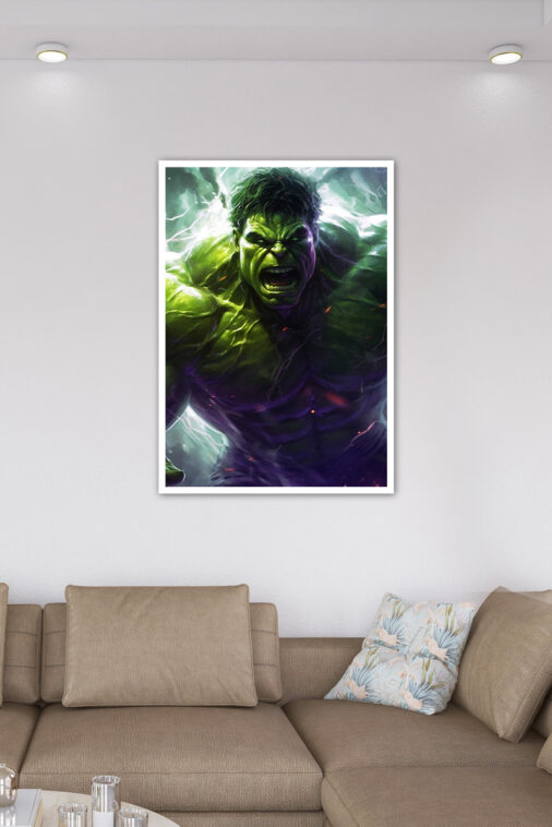 The Incredible Hulk City Destruction Poster Marvel Collection - Image 7