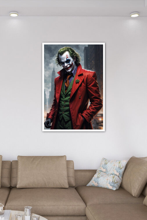 The Joker Cityscape Night Poster DC Superheroes - Image 6