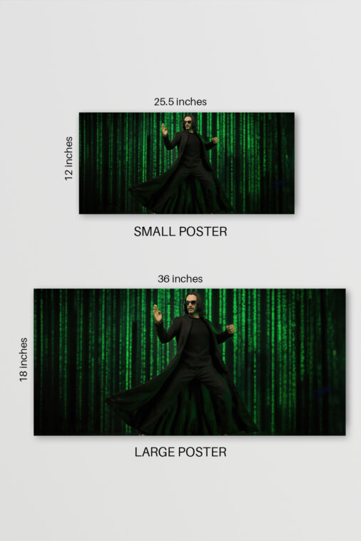The Matrix Resurrections - Neo in Futuristic City Ultrawide Poster - Image 6