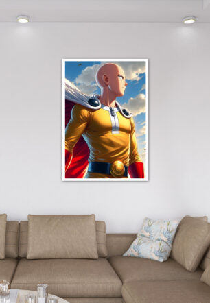 The One Punch Man Saitama Anime Poster - Image 6