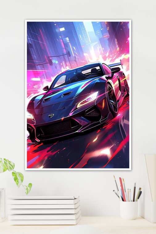 Toyota Concept Car City Alert Poster Cars Collection - Image 2