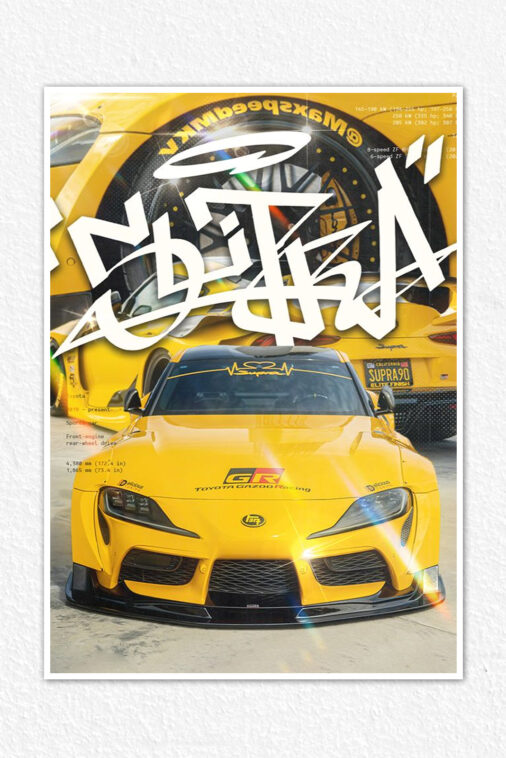 Toyota Gazoo Poster Cars Collection