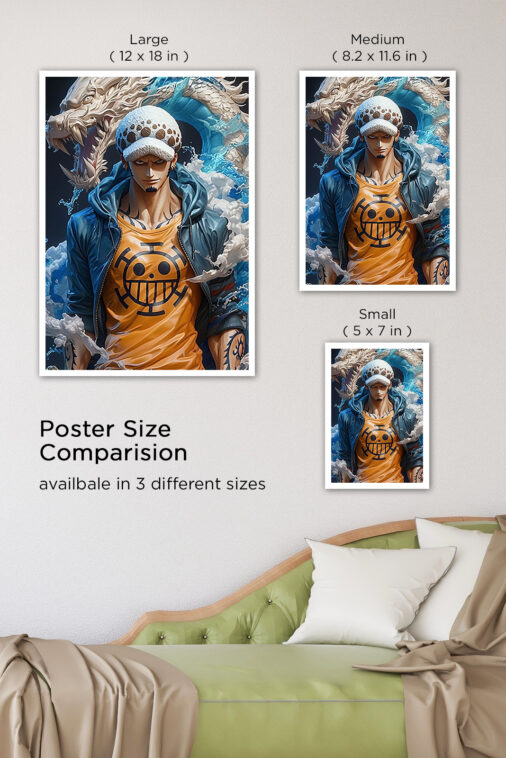 Trafalgar D Water Law West Life Poster One Piece - Image 7