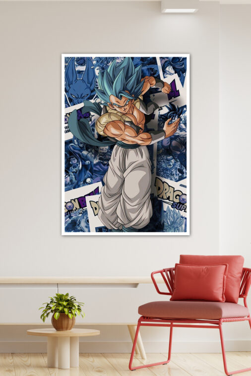 Vegata Blue Hair Comic Poster Dragon Ball Z - Image 3