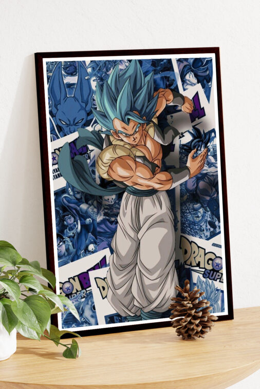 Vegata Blue Hair Comic Poster Dragon Ball Z - Image 4