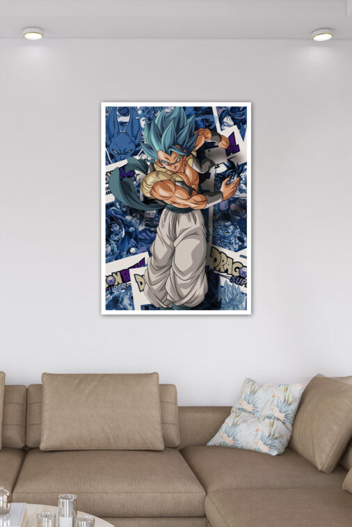 Vegata Blue Hair Comic Poster Dragon Ball Z - Image 6
