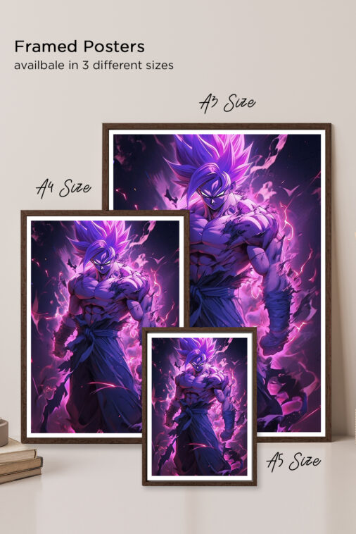 Vegata Purple Flame Poster Dragon Ball Z - Image 5