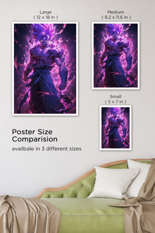 Vegata Purple Flame Poster Dragon Ball Z - Image 7